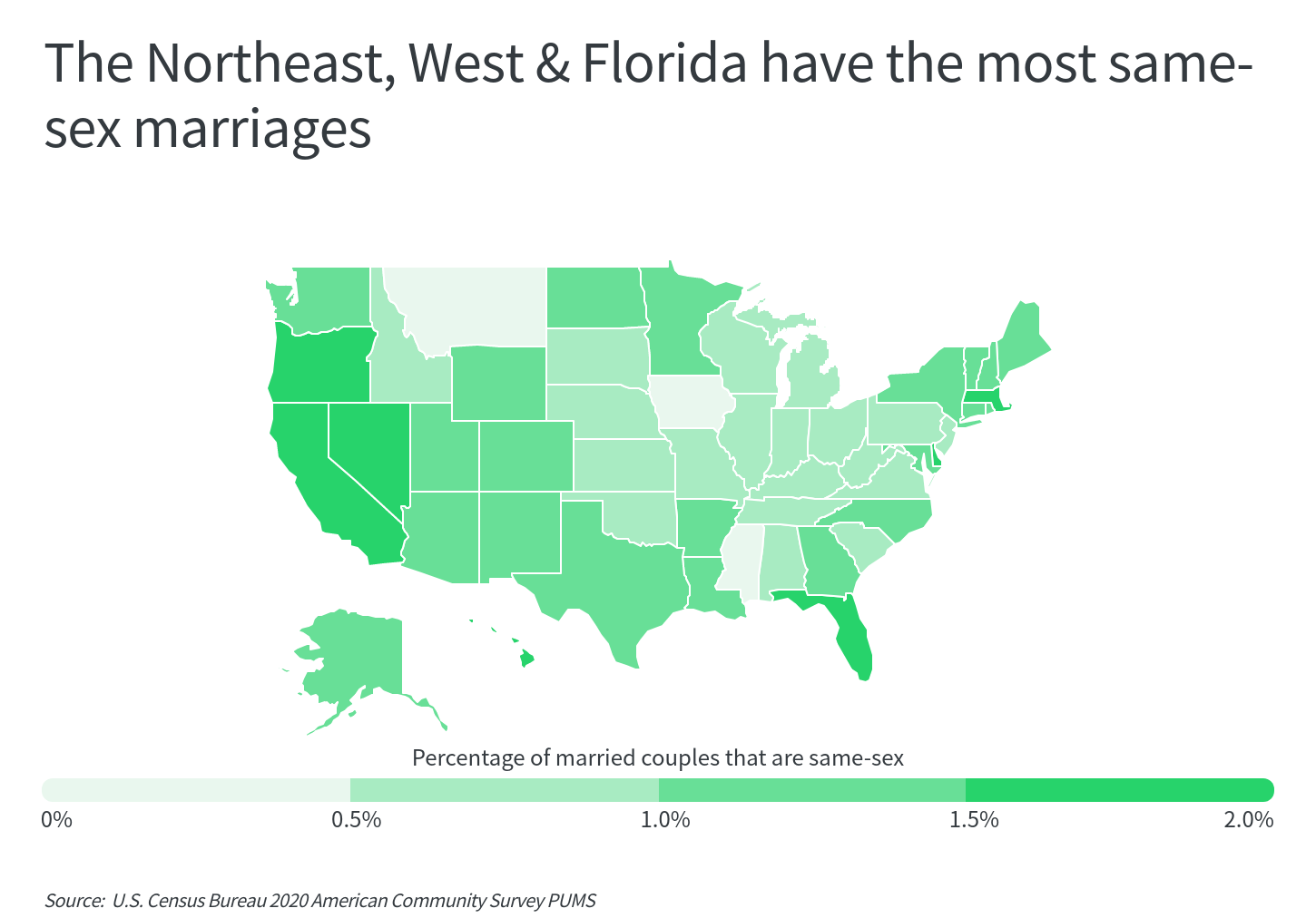 Us Cities With The Most Same Sex Marriages Namechk 2164